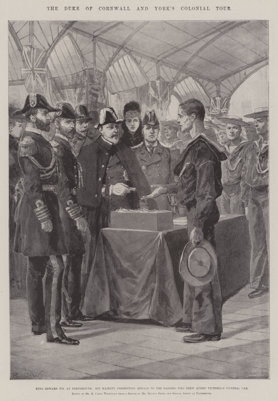 El Tour Colonial del Duque de Cornwall y York de Richard Caton Woodville junior