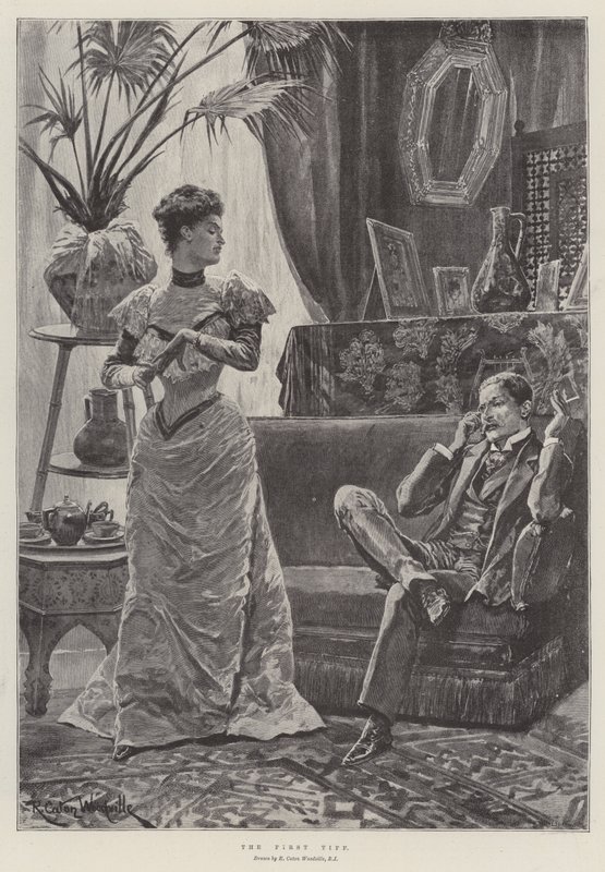 La Primera Pelea de Richard Caton Woodville junior