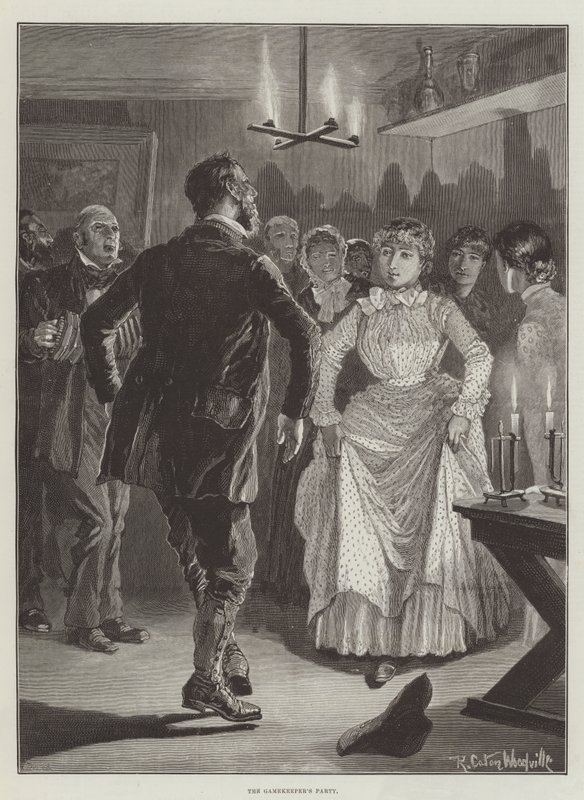 La fiesta del guardabosques de Richard Caton Woodville junior