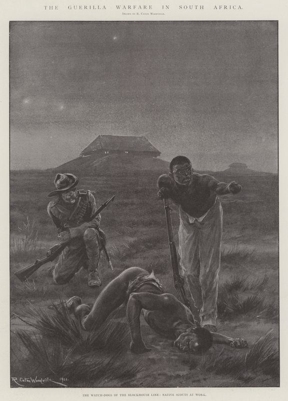 La Guerra de Guerrillas en Sudáfrica de Richard Caton Woodville junior