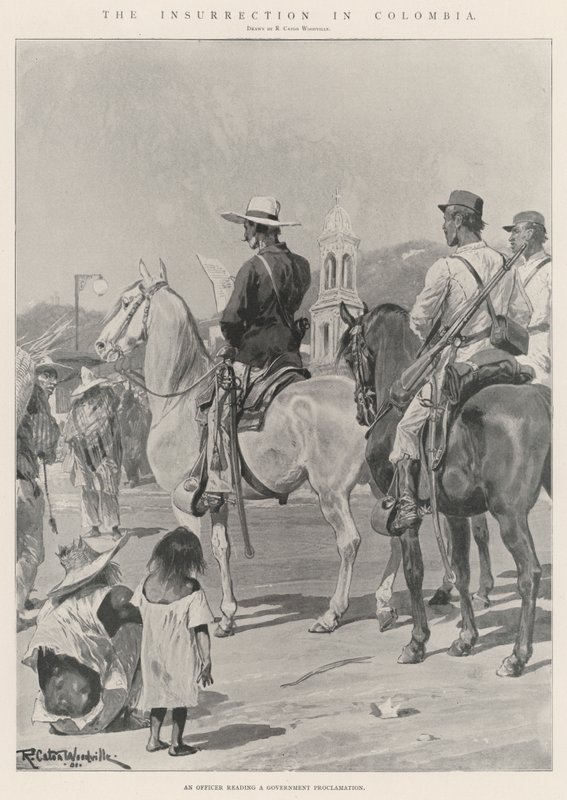 La Insurrección en Colombia de Richard Caton Woodville junior