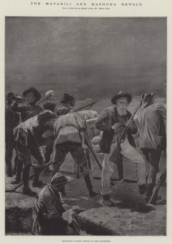 La revuelta de Matabili y Mashona de Richard Caton Woodville junior