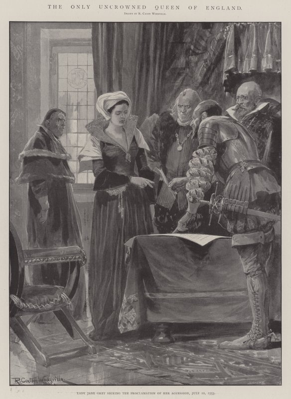 La única reina no coronada de Inglaterra de Richard Caton Woodville junior