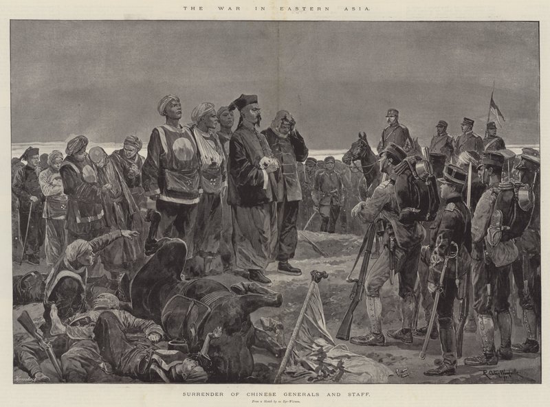 La Guerra en Asia Oriental de Richard Caton Woodville junior