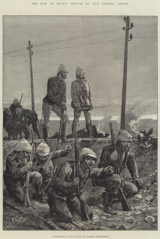 La guerra en Egipto de Richard Caton Woodville junior