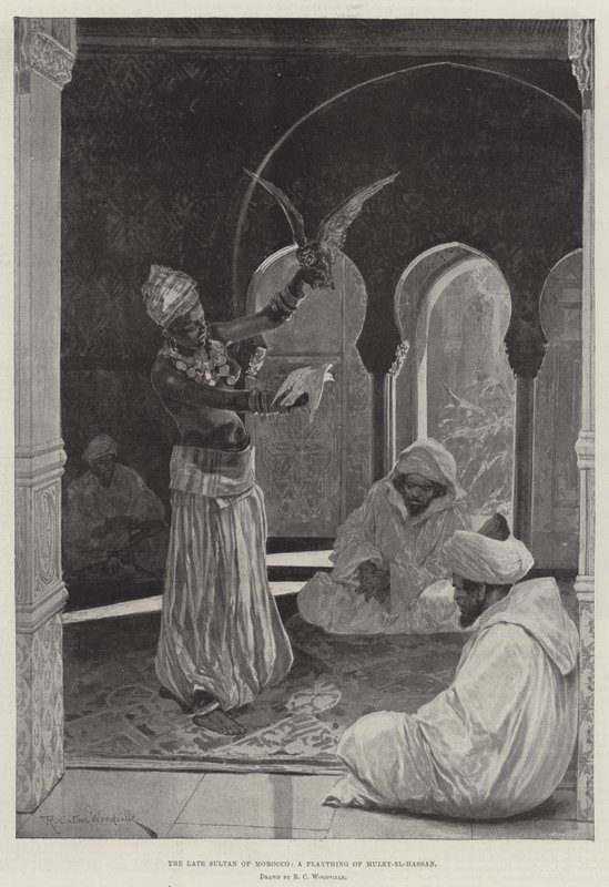 El difunto Sultán de Marruecos, un juguete de Muley-el-Hassan de Richard Caton Woodville junior