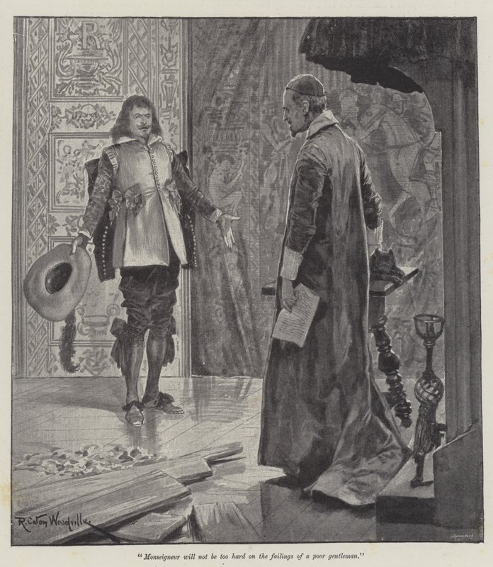 Bajo la túnica roja, por Stanley J Weyman de Richard Caton Woodville junior