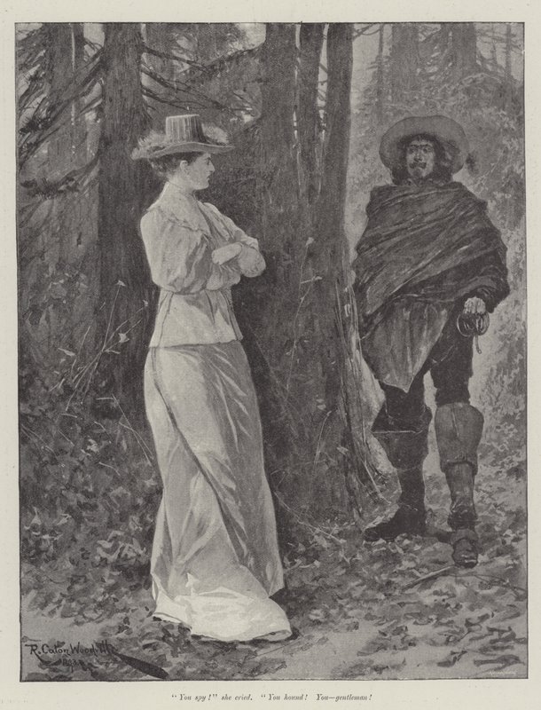 Bajo la túnica roja, por Stanley J Weyman de Richard Caton Woodville junior