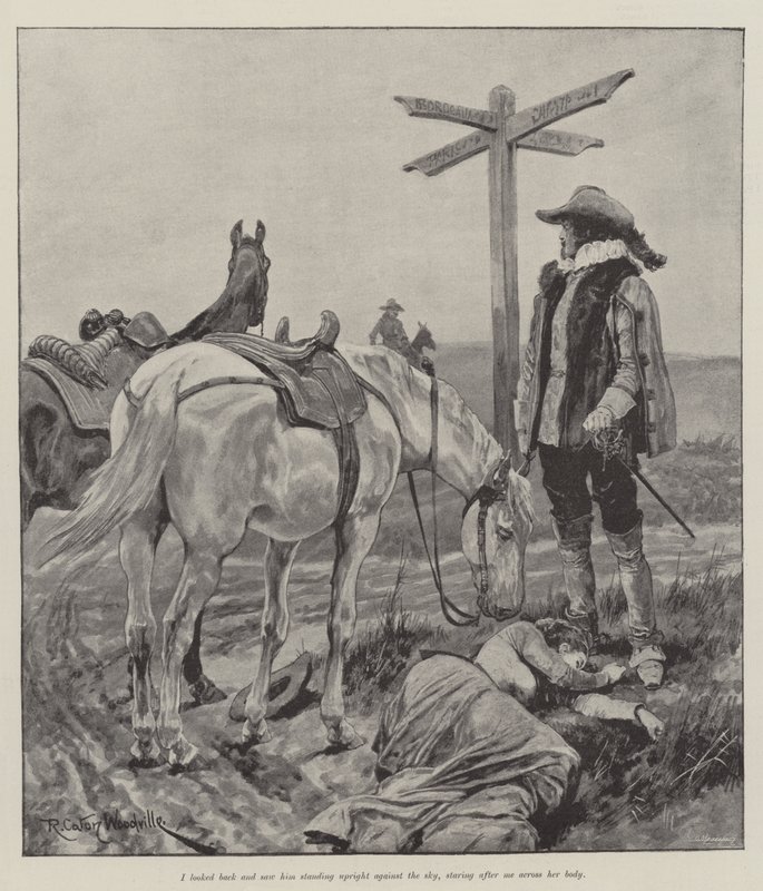 Bajo la túnica roja, por Stanley J Weyman de Richard Caton Woodville junior