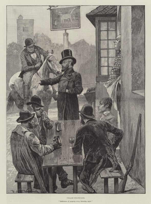 Políticos del Pueblo de Richard Caton Woodville junior