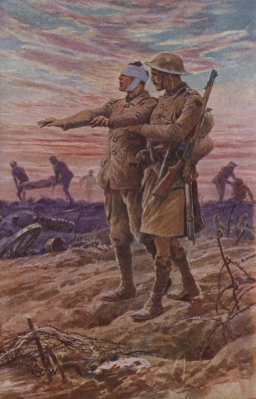 Cuando cae la noche, el sol se ha puesto de Richard Caton Woodville junior