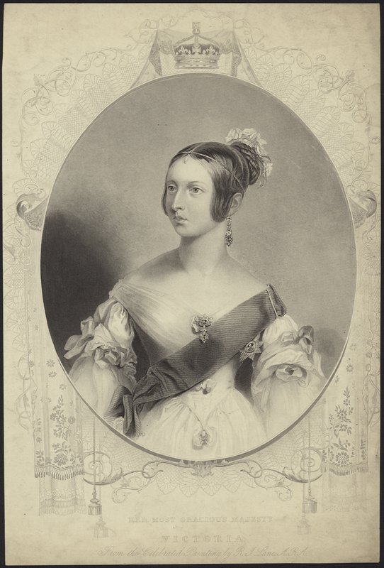 Retrato de la Reina Victoria de Richard James Lane