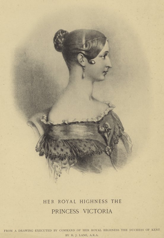 Retrato de la Reina Victoria de Richard James Lane
