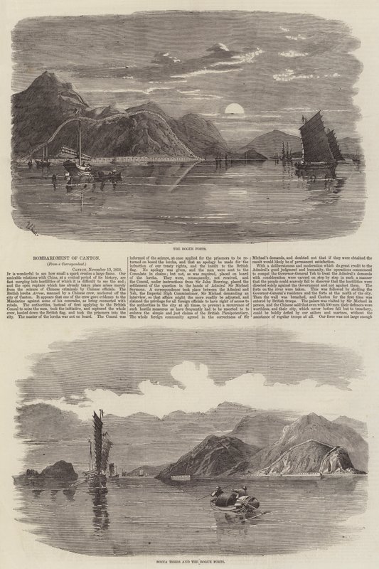 Bombardeo de Cantón de Richard Principal Leitch
