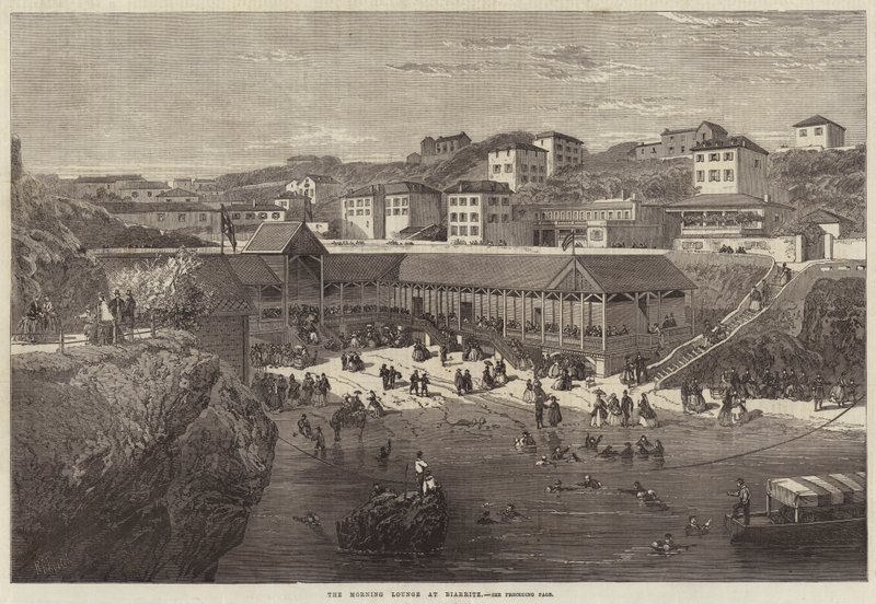 El salón de la mañana en Biarritz de Richard Principal Leitch