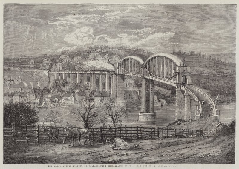 El viaducto Royal Albert en Saltash de Richard Principal Leitch