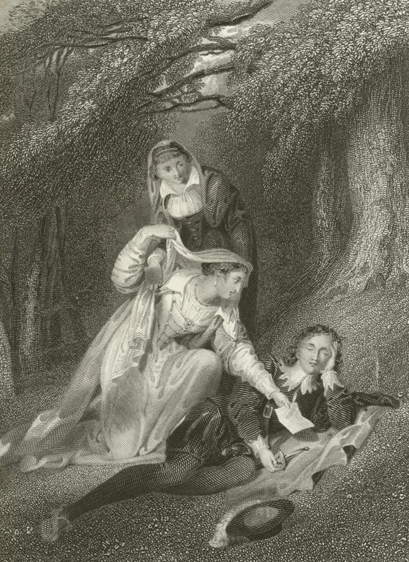 El sueño del poeta de Richard Westall