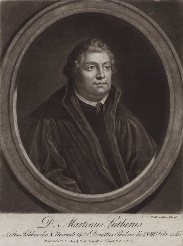Martín Lutero, sacerdote alemán, teólogo y reformador protestante de Richard (after) Houston