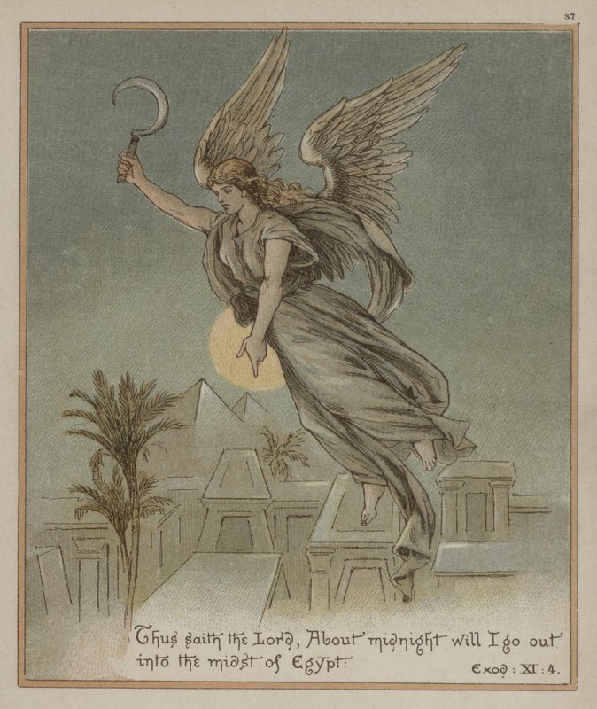 Ángel de la destrucción en Egipto de Richard Andre