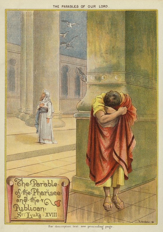 Las Parábolas de Cristo: La Parábola del Fariseo y el Recaudador de Impuestos de Richard Andre