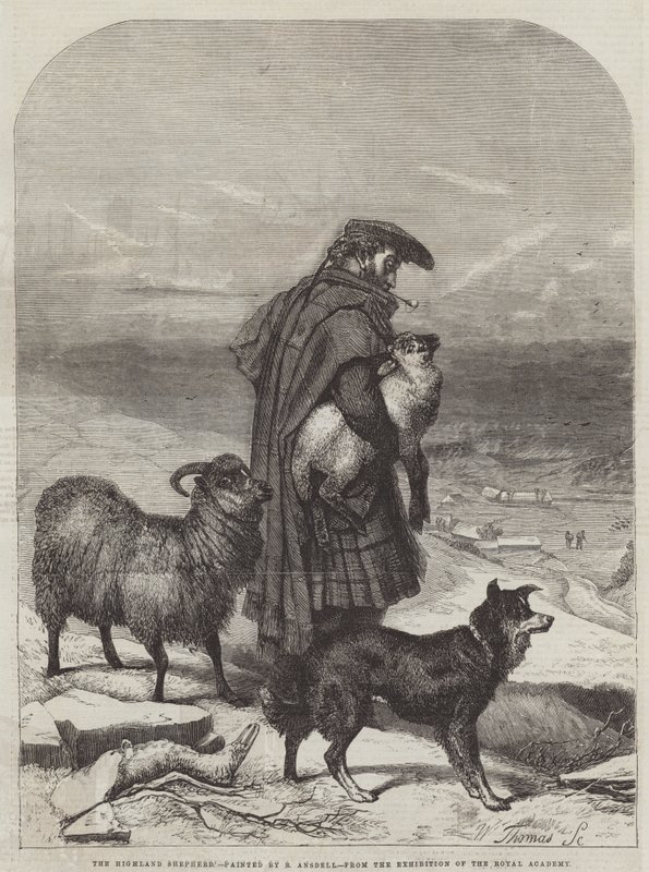 El pastor de las tierras altas de Richard Ansdell