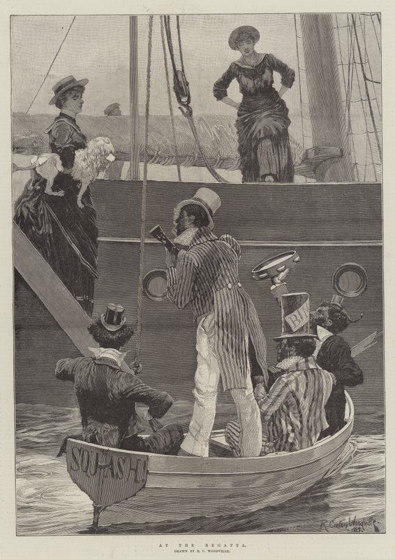 En la regata de Richard Caton II (after) Woodville
