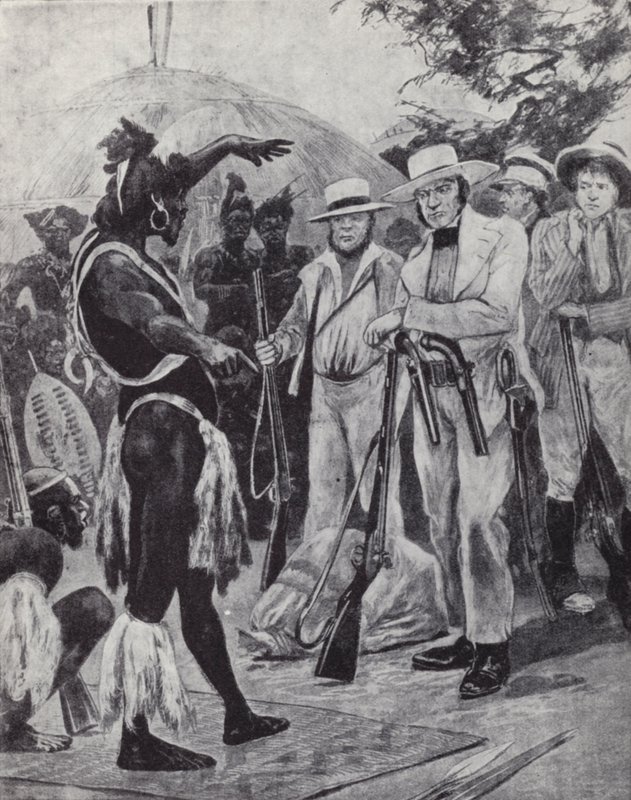 Francis Farewell de The Farewell Trading Company, fundador de la Colonia de Port Natal en el sur de África de Richard Caton II (after) Woodville