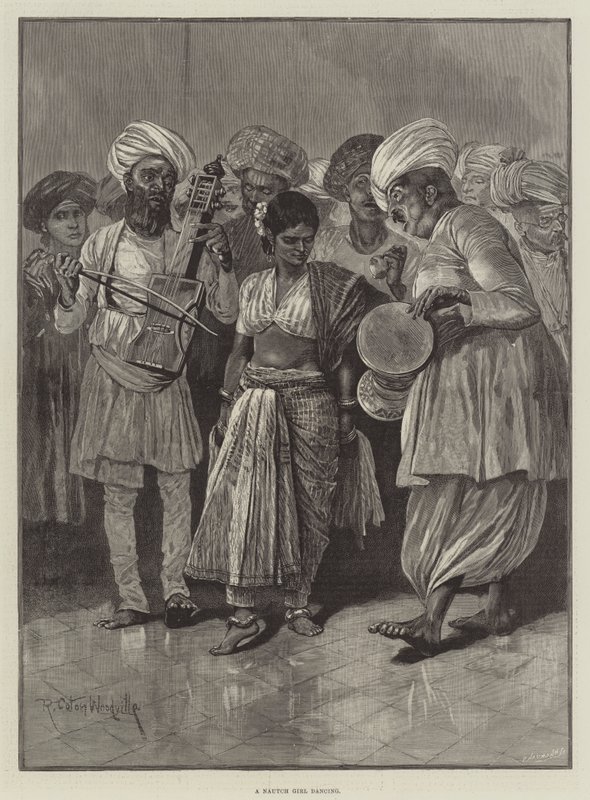 Una bailarina de Nautch de Richard Caton Woodville junior