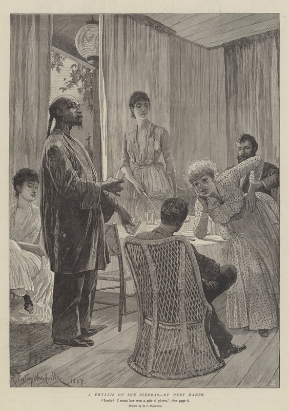 Una Phyllis de las Sierras, por Bret Harte de Richard Caton Woodville junior