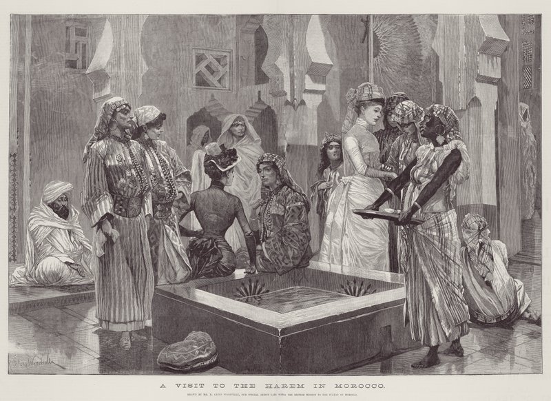Una Visita al Harén en Marruecos de Richard Caton Woodville junior