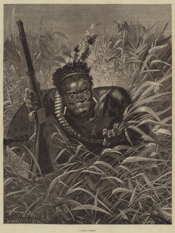 Un explorador zulú de Richard Caton Woodville junior