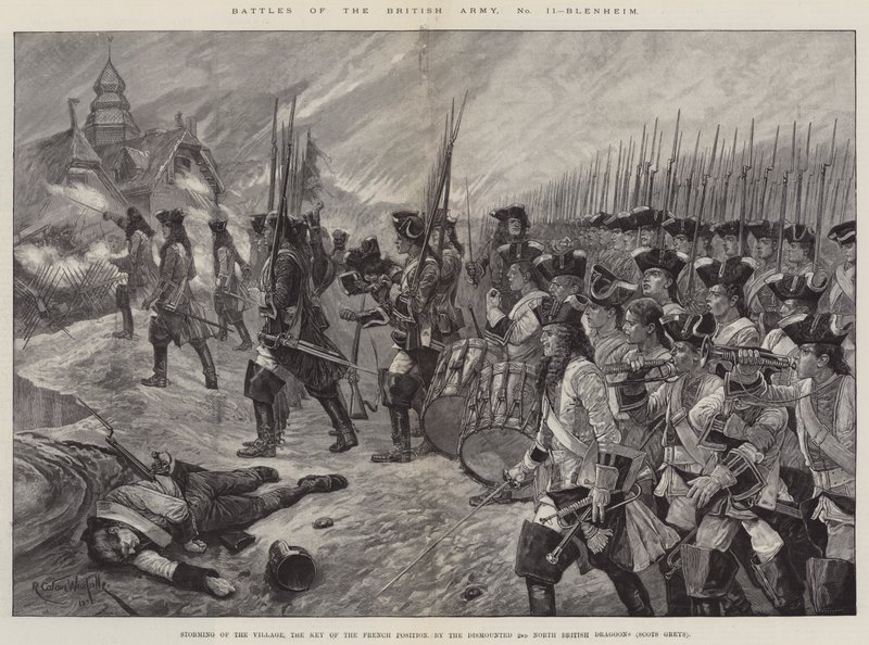 Batallas del ejército británico, Blenheim de Richard Caton Woodville junior