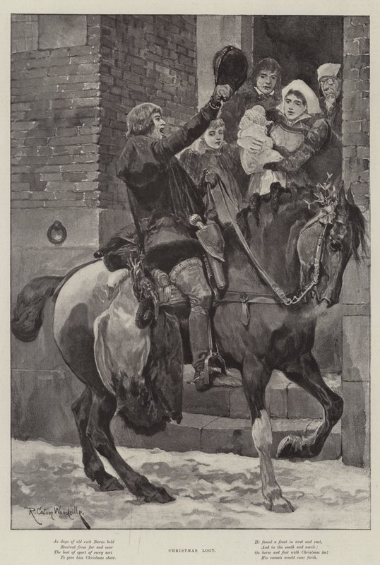 Botín de Navidad de Richard Caton Woodville junior