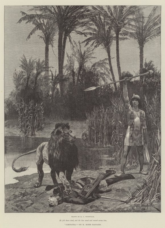 Cleopatra, por H Rider Haggard de Richard Caton Woodville junior