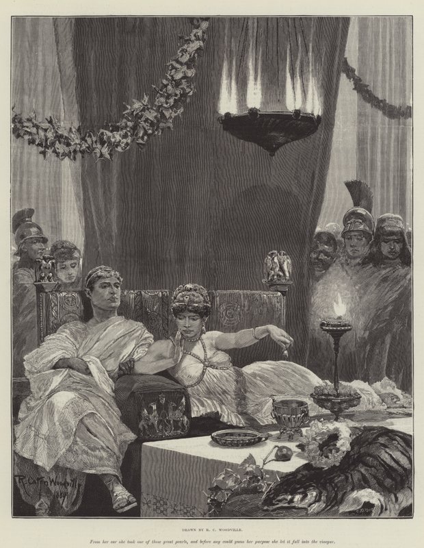 Cleopatra, por H Rider Haggard de Richard Caton Woodville junior