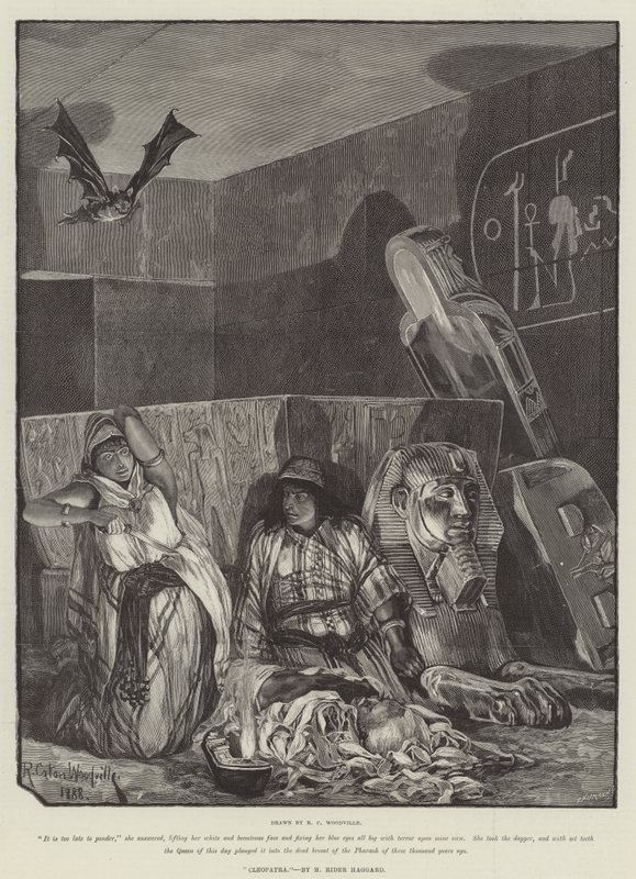 Cleopatra, por H Rider Haggard de Richard Caton Woodville junior