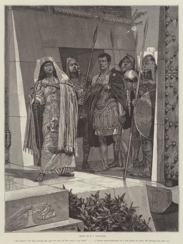 Cleopatra, por H Rider Haggard de Richard Caton Woodville junior
