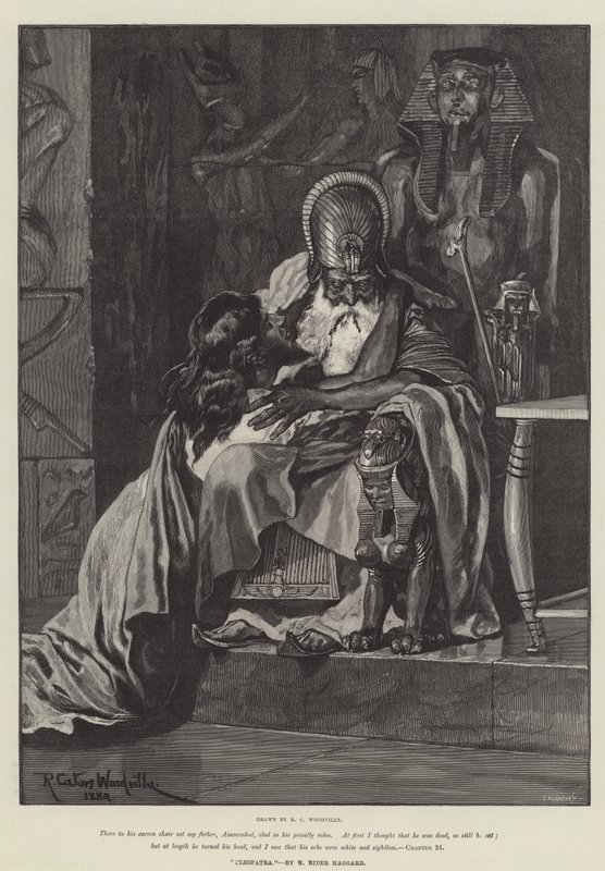 Cleopatra, por H Rider Haggard de Richard Caton Woodville junior