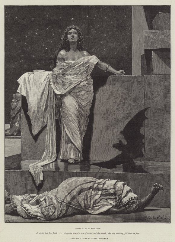 Cleopatra, por H Rider Haggard de Richard Caton Woodville junior