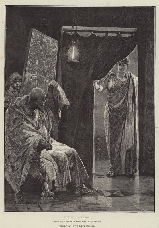 Cleopatra, por H Rider Haggard de Richard Caton Woodville junior