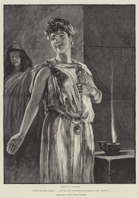 Cleopatra, por H. Rider Haggard de Richard Caton Woodville junior