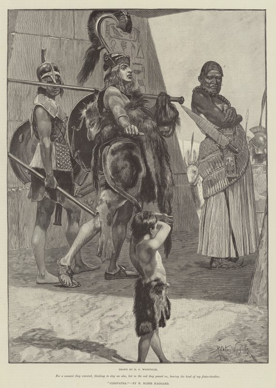 Cleopatra, por H Rider Haggard de Richard Caton Woodville junior