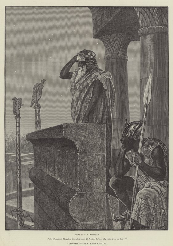Cleopatra, por H Rider Haggard de Richard Caton Woodville junior