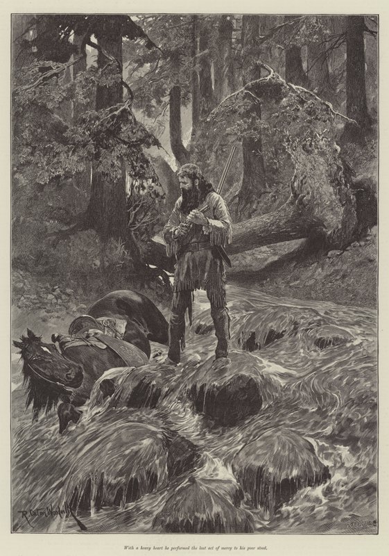 Águila Joe, por Henry Herman de Richard Caton Woodville junior