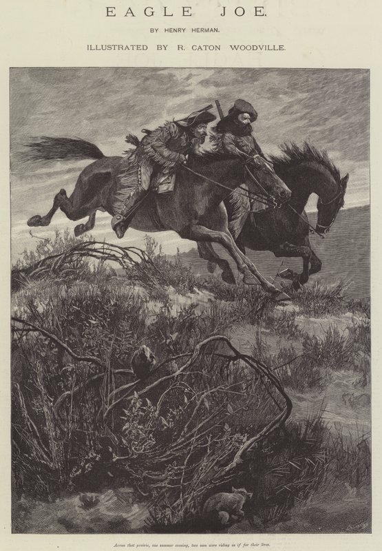 Águila Joe, por Henry Herman de Richard Caton Woodville junior