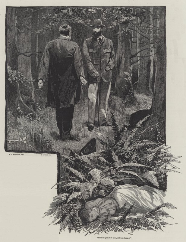 La absolución de Eyre, por Helen Mathers de Richard Caton Woodville junior