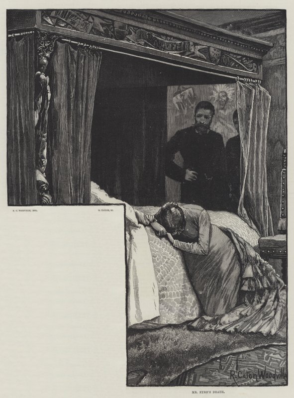 La absolución de Eyre, por Helen Mathers de Richard Caton Woodville junior