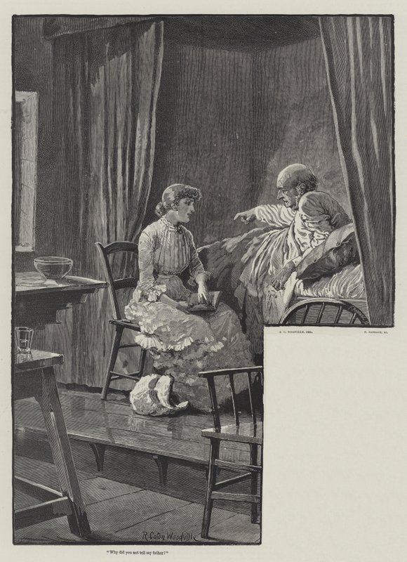 La absolución de Eyre, por Helen Mathers de Richard Caton Woodville junior
