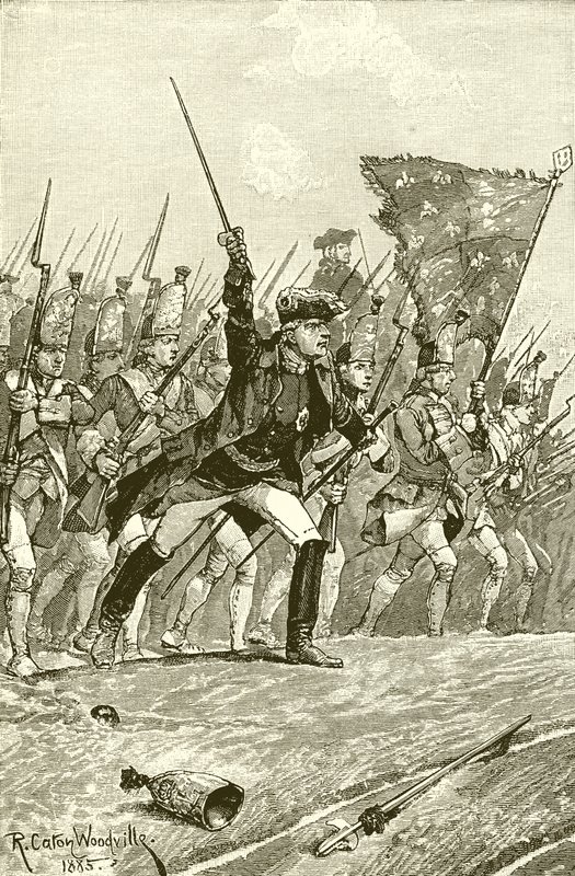 Jorge II en Dettingen de Richard Caton Woodville junior