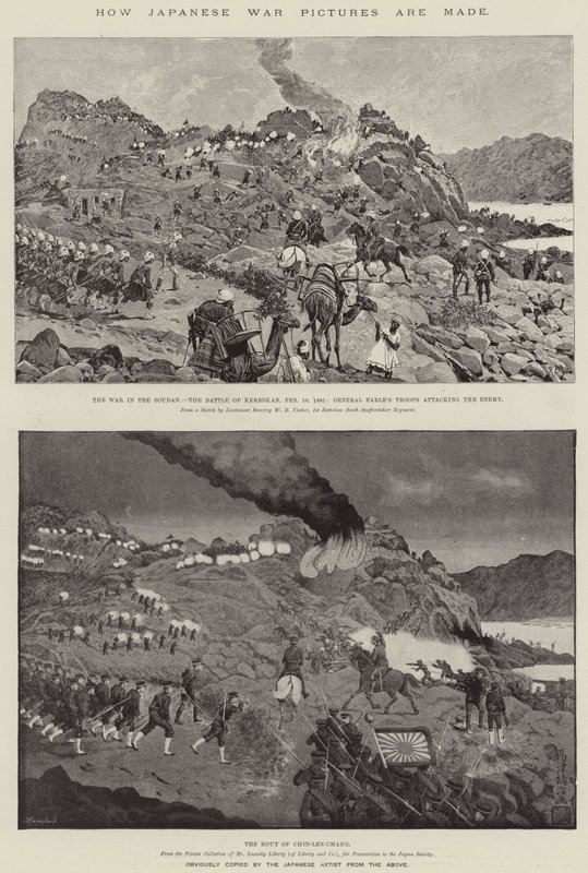 Cómo se hacen las imágenes de guerra japonesas de Richard Caton Woodville junior